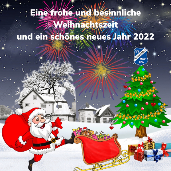 SV SCHWARZENBACH WÜNSCHT EINE FROHE UND BESINNLICHE WEIHNACHTSZEIT
