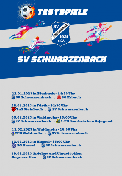 Testspiele 1.Mannschaft