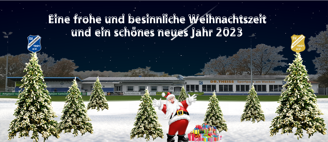 Der SV Schwarzenbach wünscht eine frohe und besinnliche Weihnachtszeit